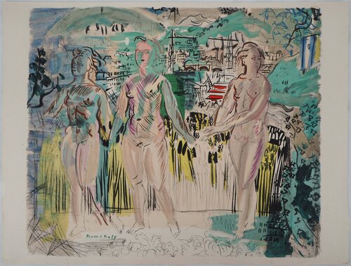 Les trois grâces by Raoul Dufy, Print for Sale on Singulart