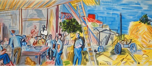 Les Moissonneurs Raoul Dufy