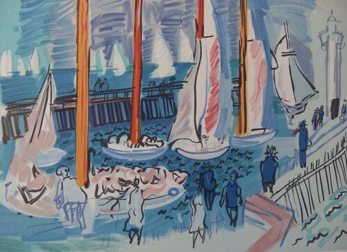 Régates von Raoul Dufy, Druck kaufen auf Singulart