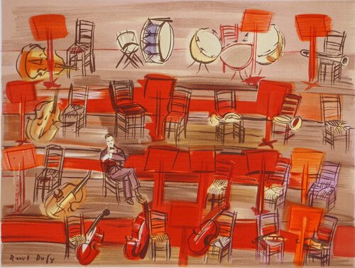 Orchestre, l'entracte by Raoul Dufy, Print for Sale on Singulart