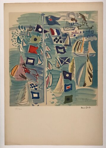 Honfleur van Raoul Dufy, Afdruk te koop op Singulart