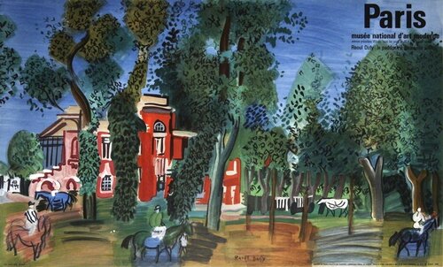 Paddock-Deauville van Raoul Dufy, Afdruk te koop op Singulart