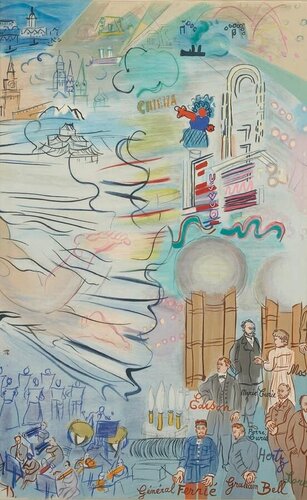 La Fée Electricité, II van Raoul Dufy, Afdruk te koop op Singulart