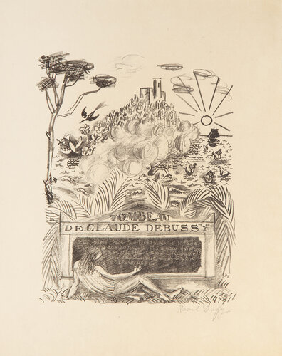 Tombeau De Claude Debussy van Raoul Dufy, Afdruk te koop op Singulart