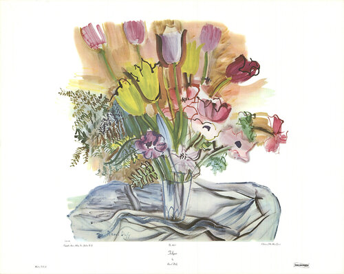 Tulipes by Raoul Dufy, Print for Sale on Singulart