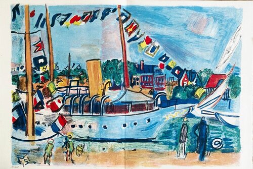 Les Côtes Normandes van Raoul Dufy, Afdruk te koop op Singulart