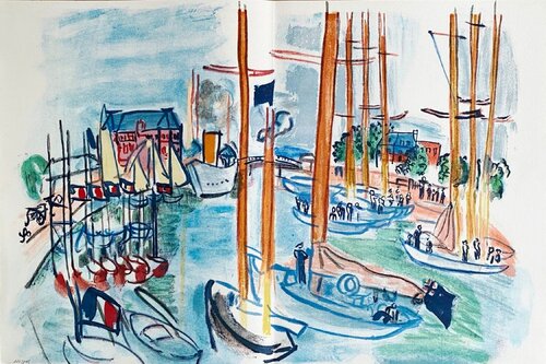 Les Côtes Normandes by Raoul Dufy, 인쇄 for Sale on Singulart