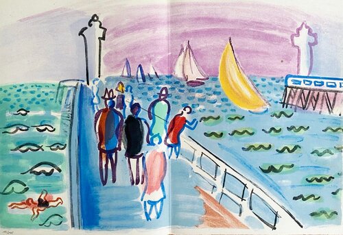 Les Côtes Normandes by Raoul Dufy, 인쇄 for Sale on Singulart