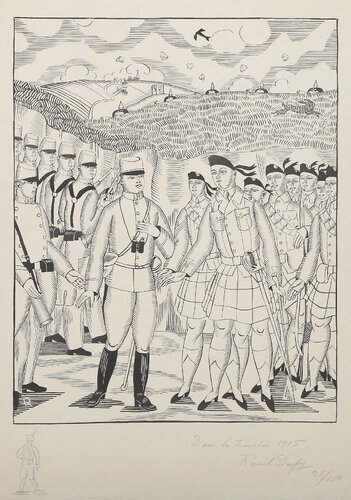 Tirez les Premiers, Messieurs les Français von Raoul Dufy, Druck kaufen auf Singulart