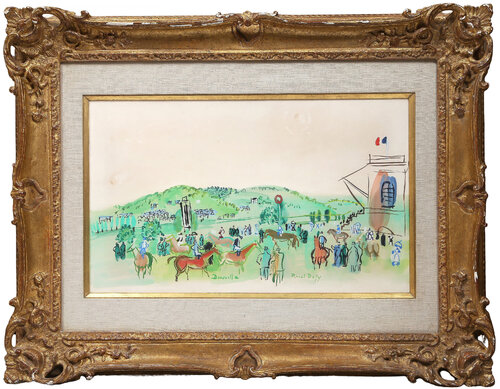Courses at Deauville de Raoul Dufy, Obra en papel a la venta en Singulart