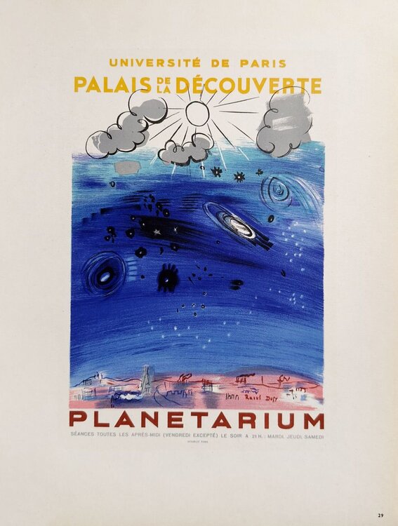AF 1956 - Planétarium Raoul Dufy