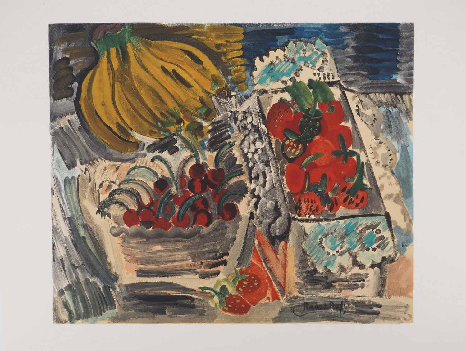 Nature morte aux bananes Raoul Dufy Impresión en venta
