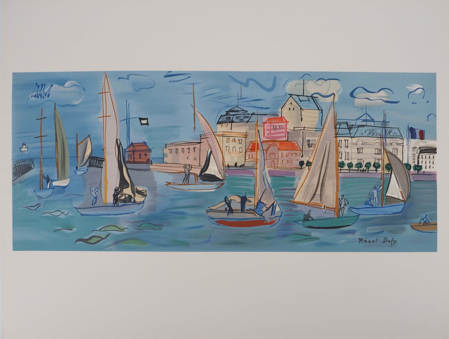 Les Régates Raoul Dufy Druck zu verkaufen