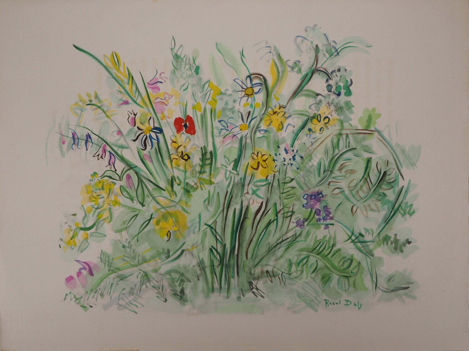Fleurs printanières Raoul Dufy Print for sale