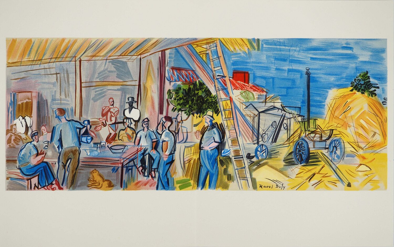 Les Moissonneurs Raoul Dufy