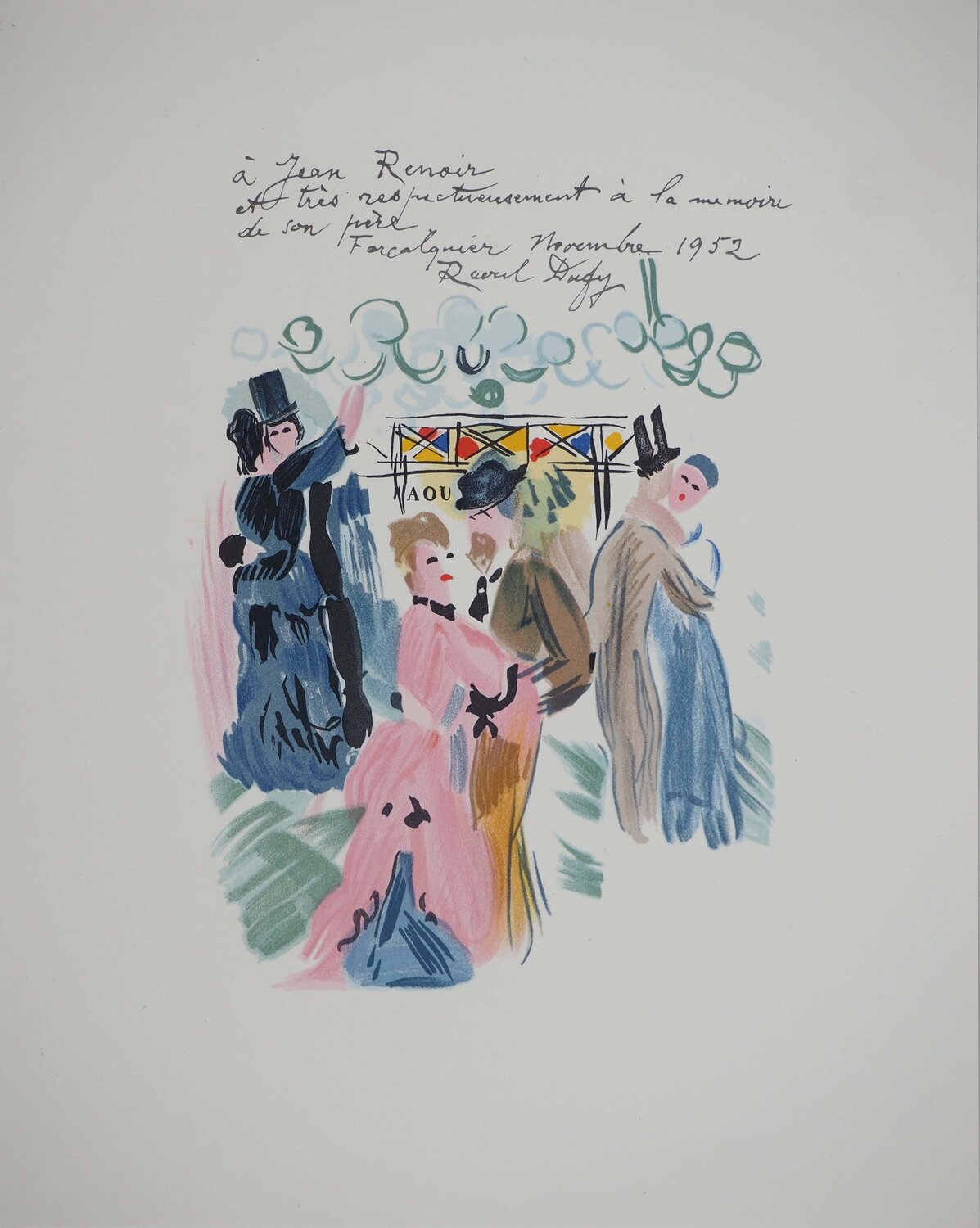 Hommage à Renoir Raoul Dufy