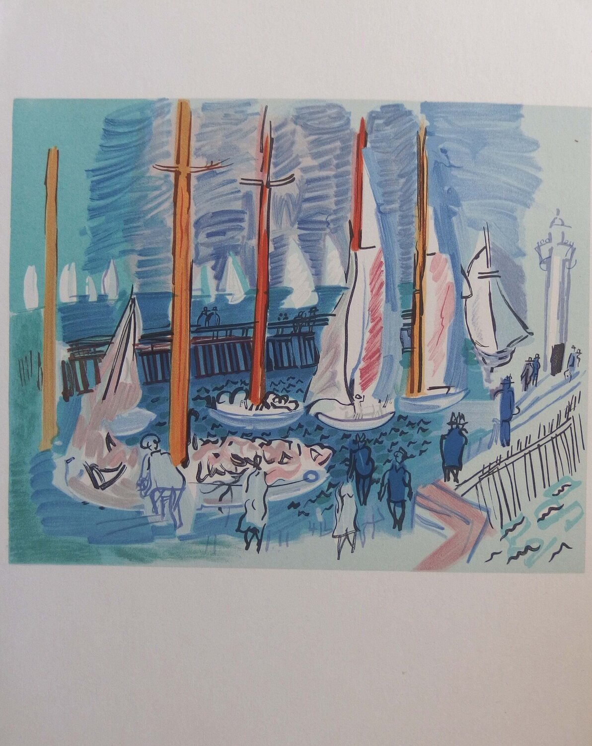 Régates Raoul Dufy Print for sale