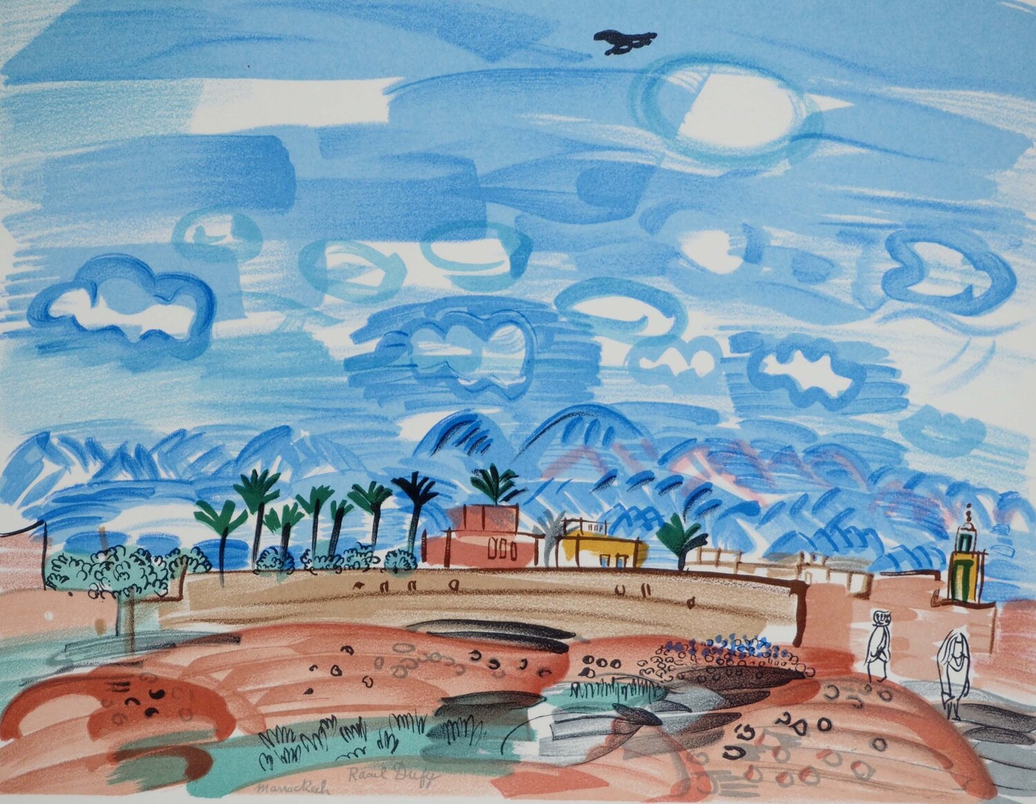 Au Maroc Raoul Dufy Druck zu verkaufen