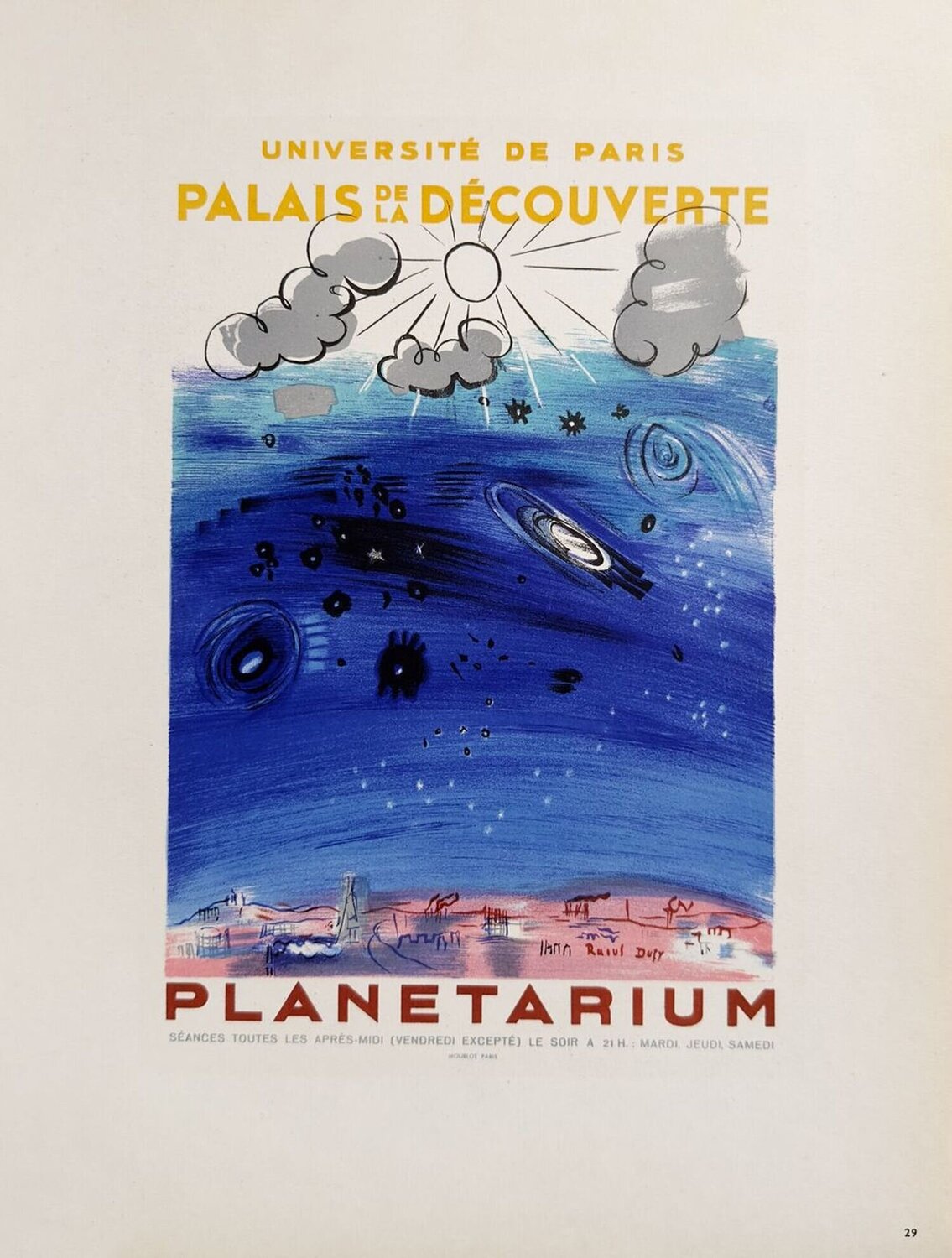 AF 1956 - Planétarium Raoul Dufy