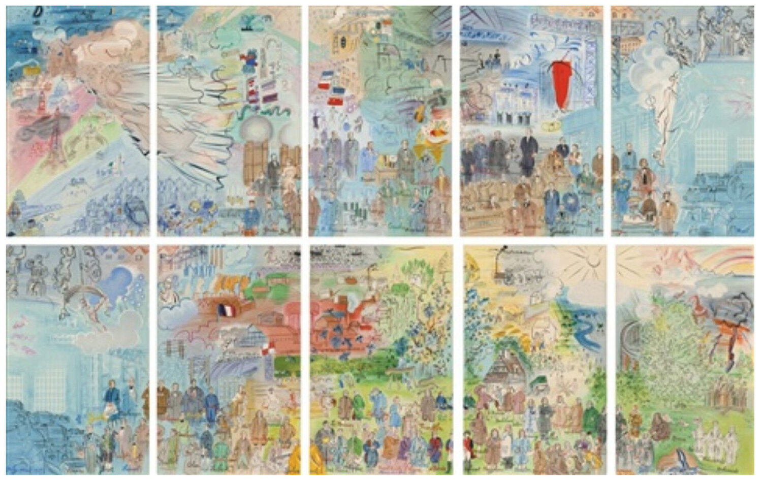 La Fée Électricité Raoul Dufy Druck zu verkaufen