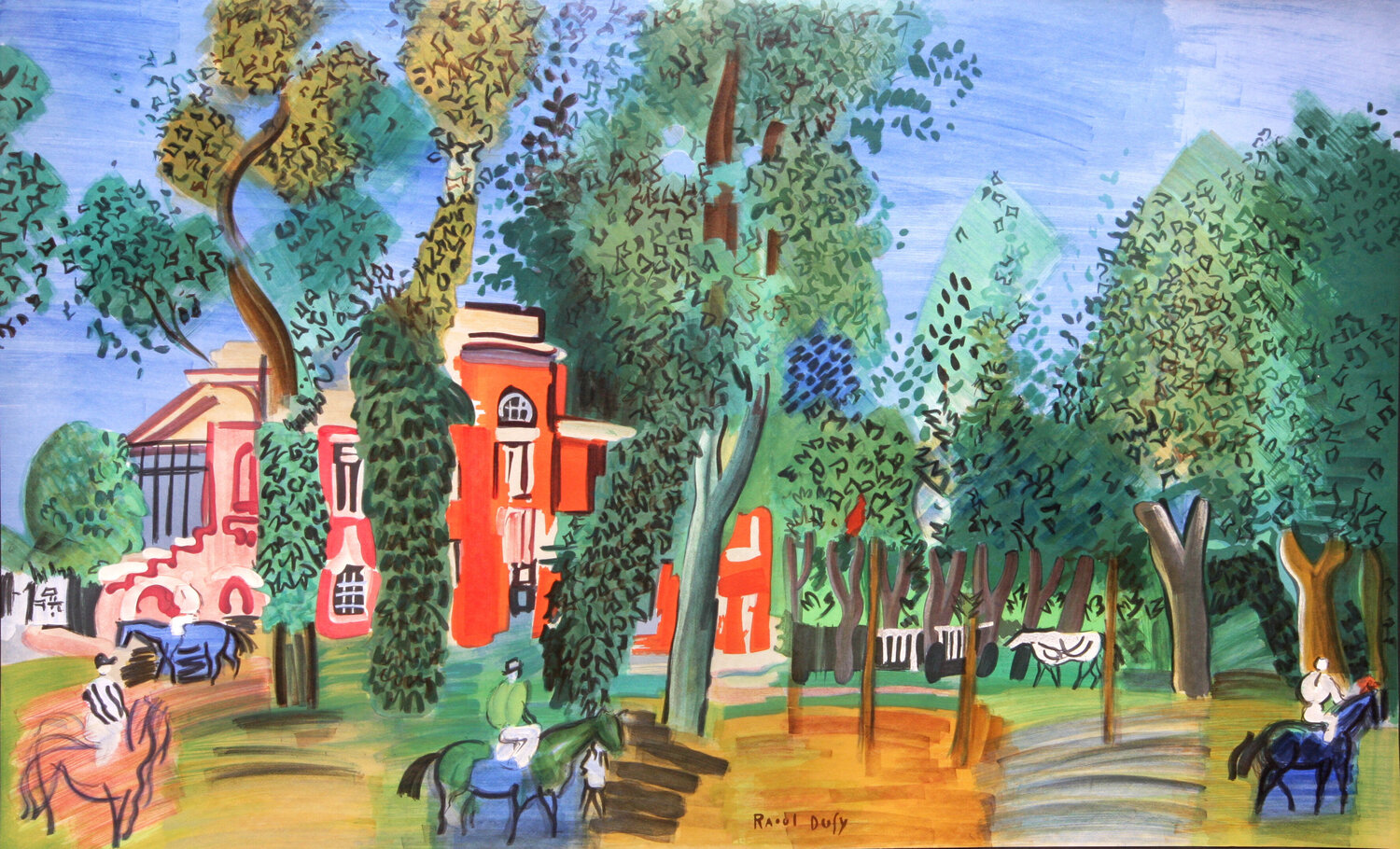 Le Paddock a Deauville Raoul Dufy