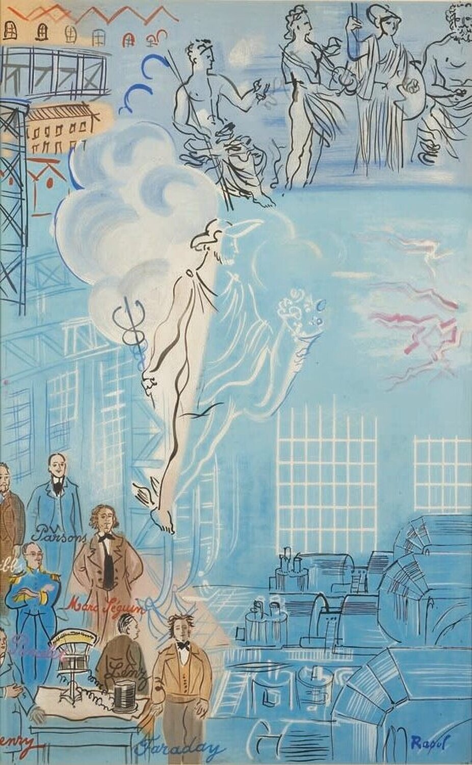 La Fée Electricité, V Raoul Dufy Druck zu verkaufen