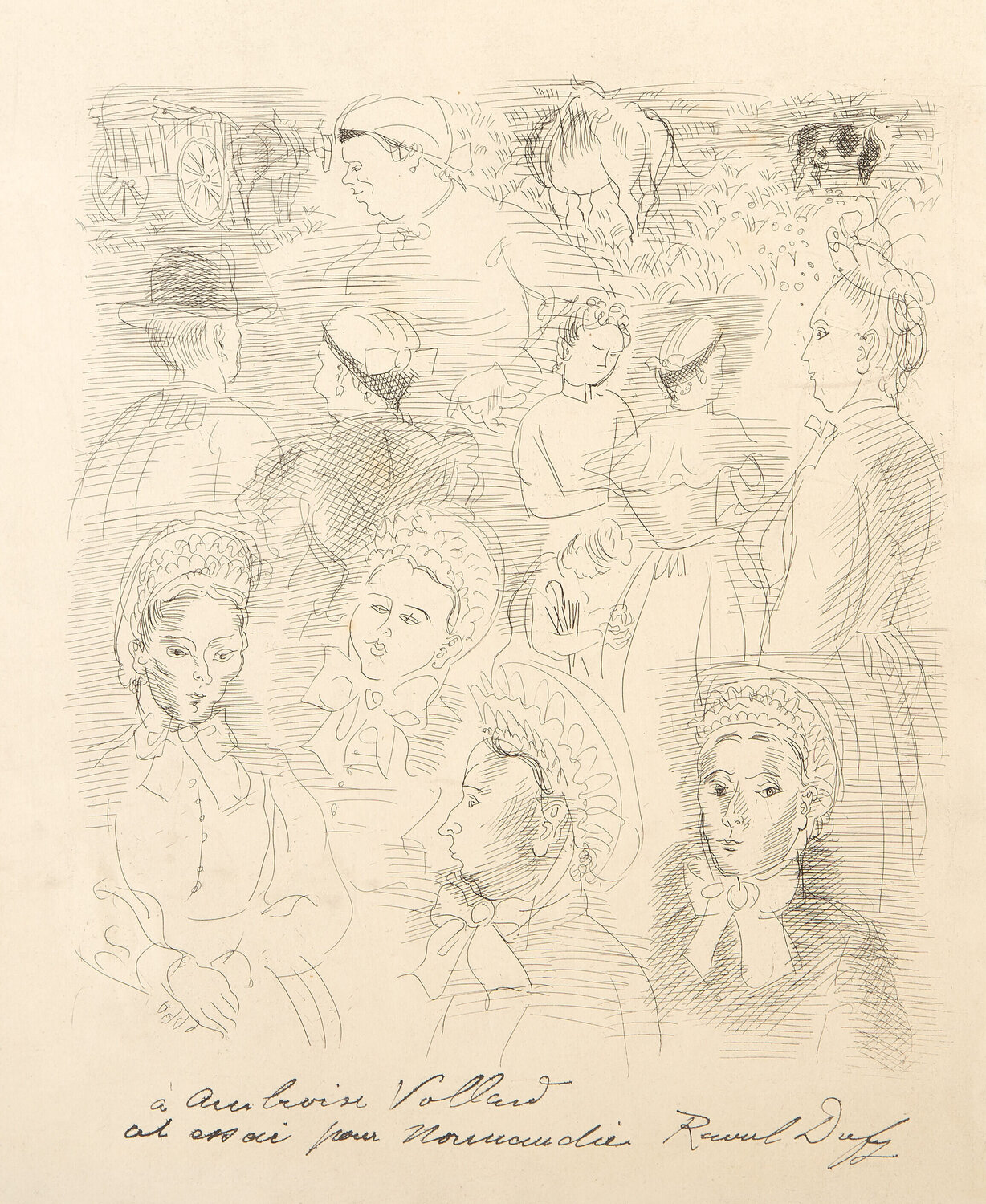 Women Mingling Raoul Dufy