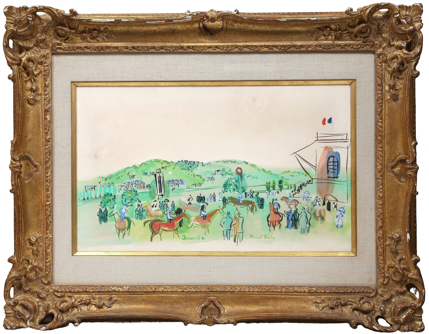 Courses at Deauville Raoul Dufy