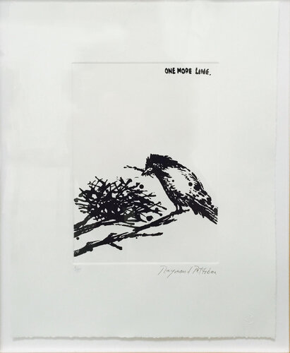 One More Line by Raymond Pettibon, Print for Sale on Singulart