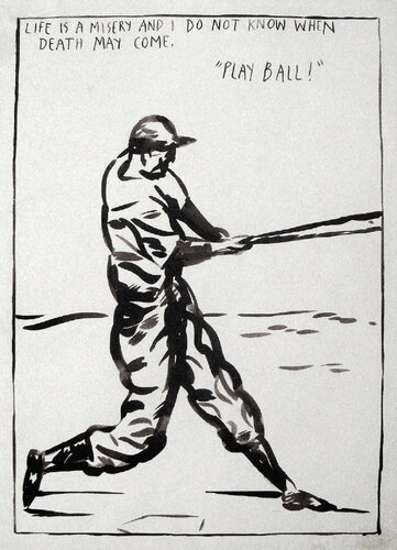 Untitled (Play Ball!) by Raymond Pettibon, Print for Sale on Singulart
