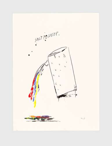 No Title (Salt to taste.) by Raymond Pettibon, Painting for Sale on Singulart