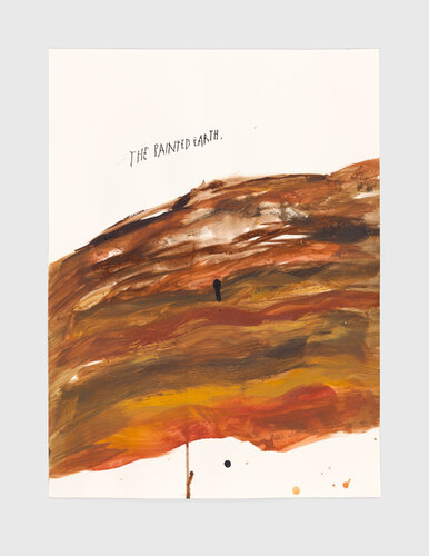 No Title (The painted earth.) by Raymond Pettibon, Painting for Sale on Singulart