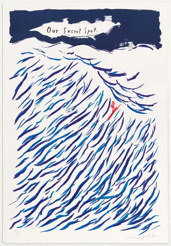 No Title (Our Secret Spot) by Raymond Pettibon, Print for Sale on Singulart
