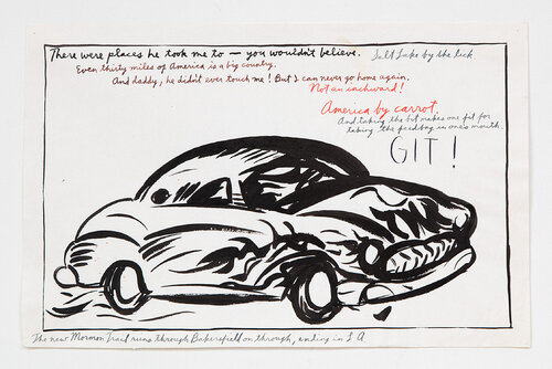 No Title (There were places...) by Raymond Pettibon, Work on Paper for Sale on Singulart