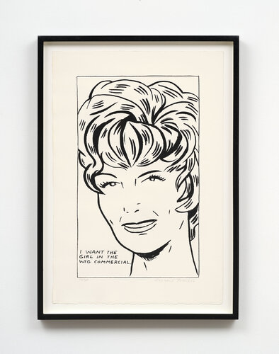 Wig Commercial by Raymond Pettibon, Print for Sale on Singulart