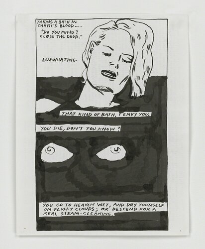 No Title (Taking a bath...) by Raymond Pettibon, Work on Paper for Sale on Singulart