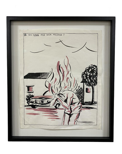 No Title (So you have…) by Raymond Pettibon, Work on Paper for Sale on Singulart