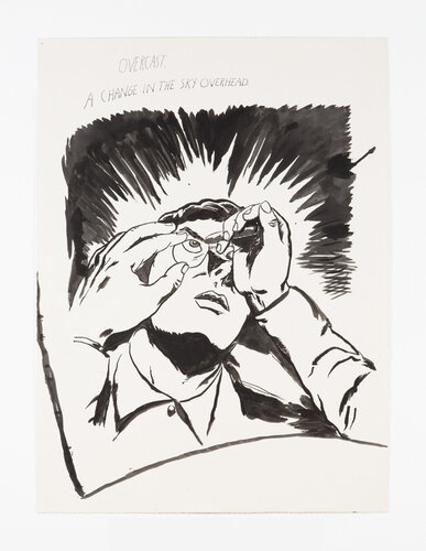 No Title (Overcast. A change...) by Raymond Pettibon, Work on Paper for Sale on Singulart