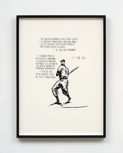 0 For 40 by Raymond Pettibon, Print for Sale on Singulart