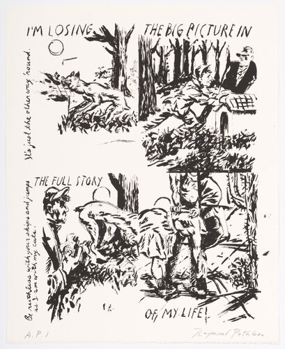 I'm losing the big picture in the full story of my life by Raymond Pettibon, Print for Sale on Singulart
