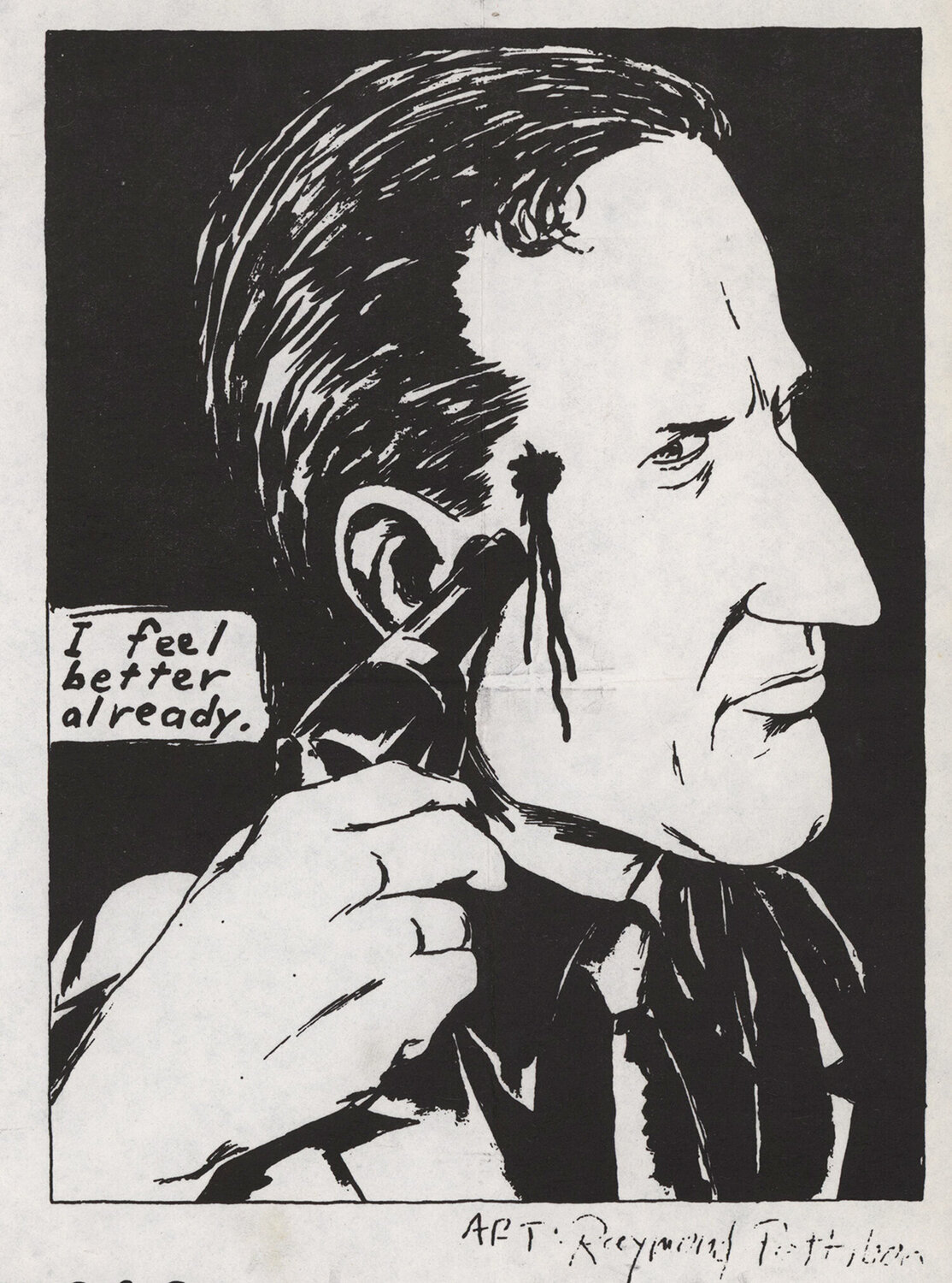 Raymond Pettibon, Illustrated Punk Flyer Raymond Pettibon Druck zu verkaufen