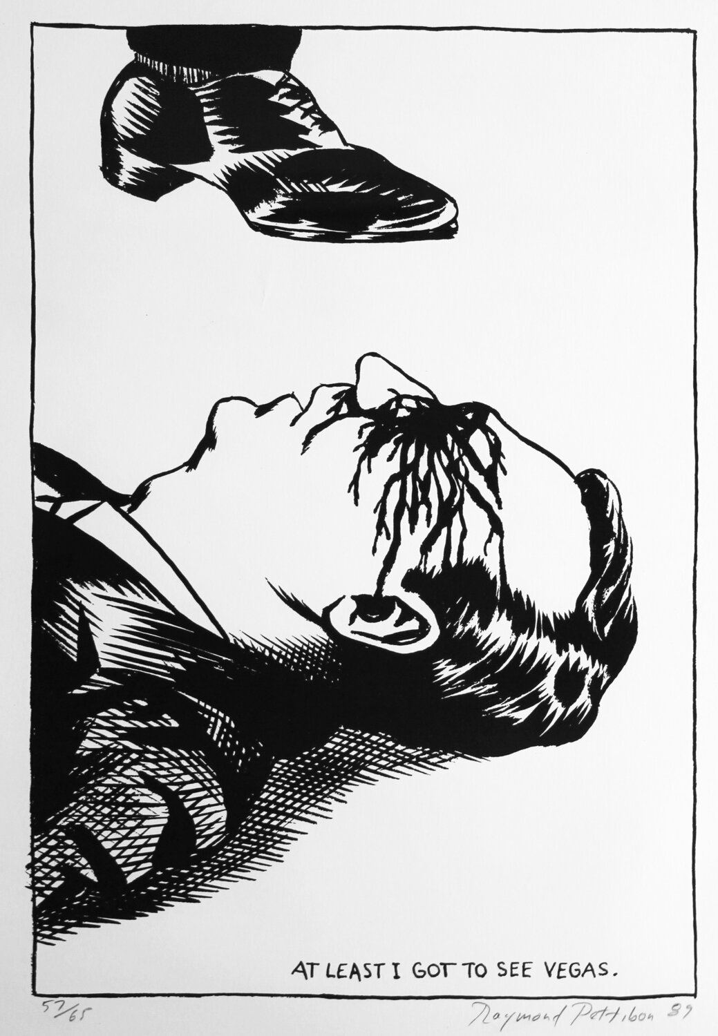 Untitled (At Least I) Raymond Pettibon