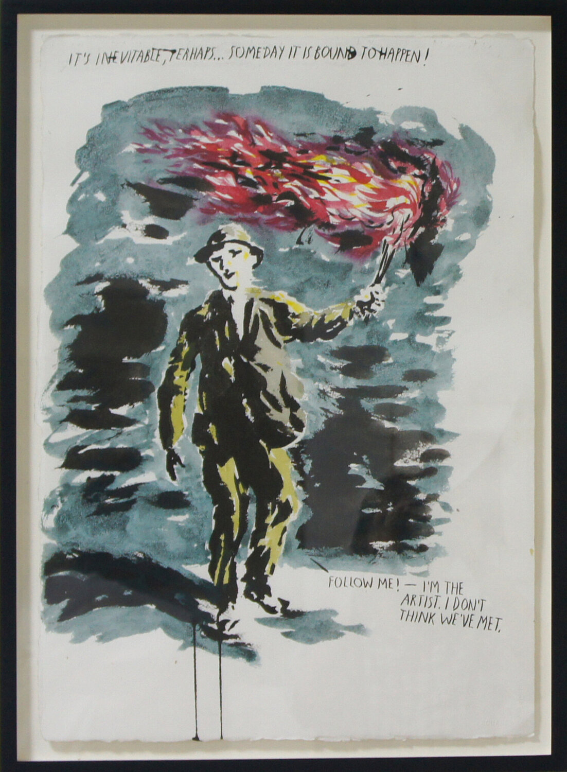 No Title (It's inevitable…) Raymond Pettibon