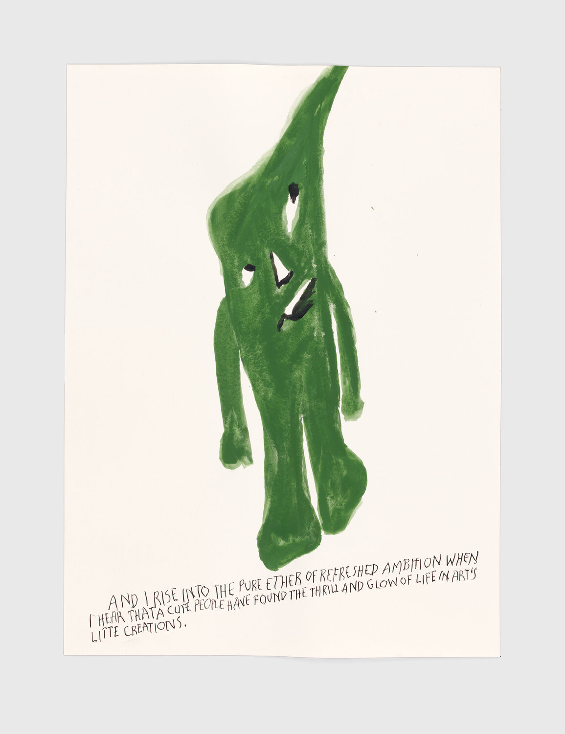 No Title (And I rise ...) Raymond Pettibon