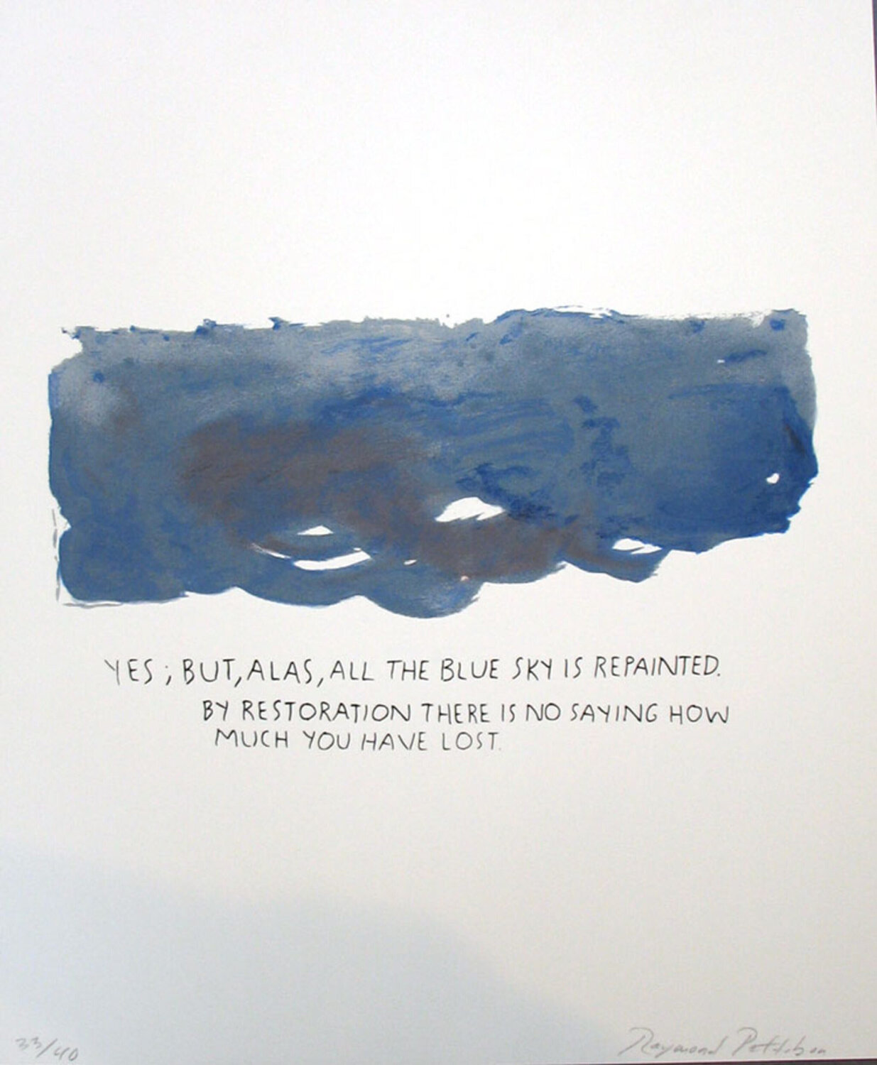 Yes, but Alas Raymond Pettibon