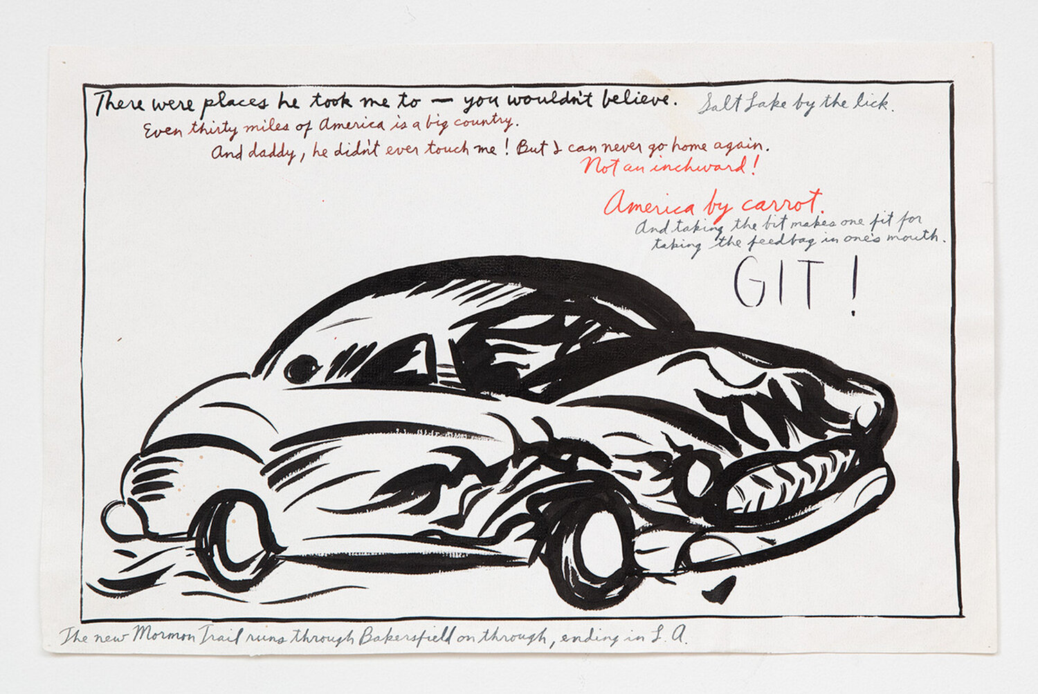 No Title (There were places...) Raymond Pettibon