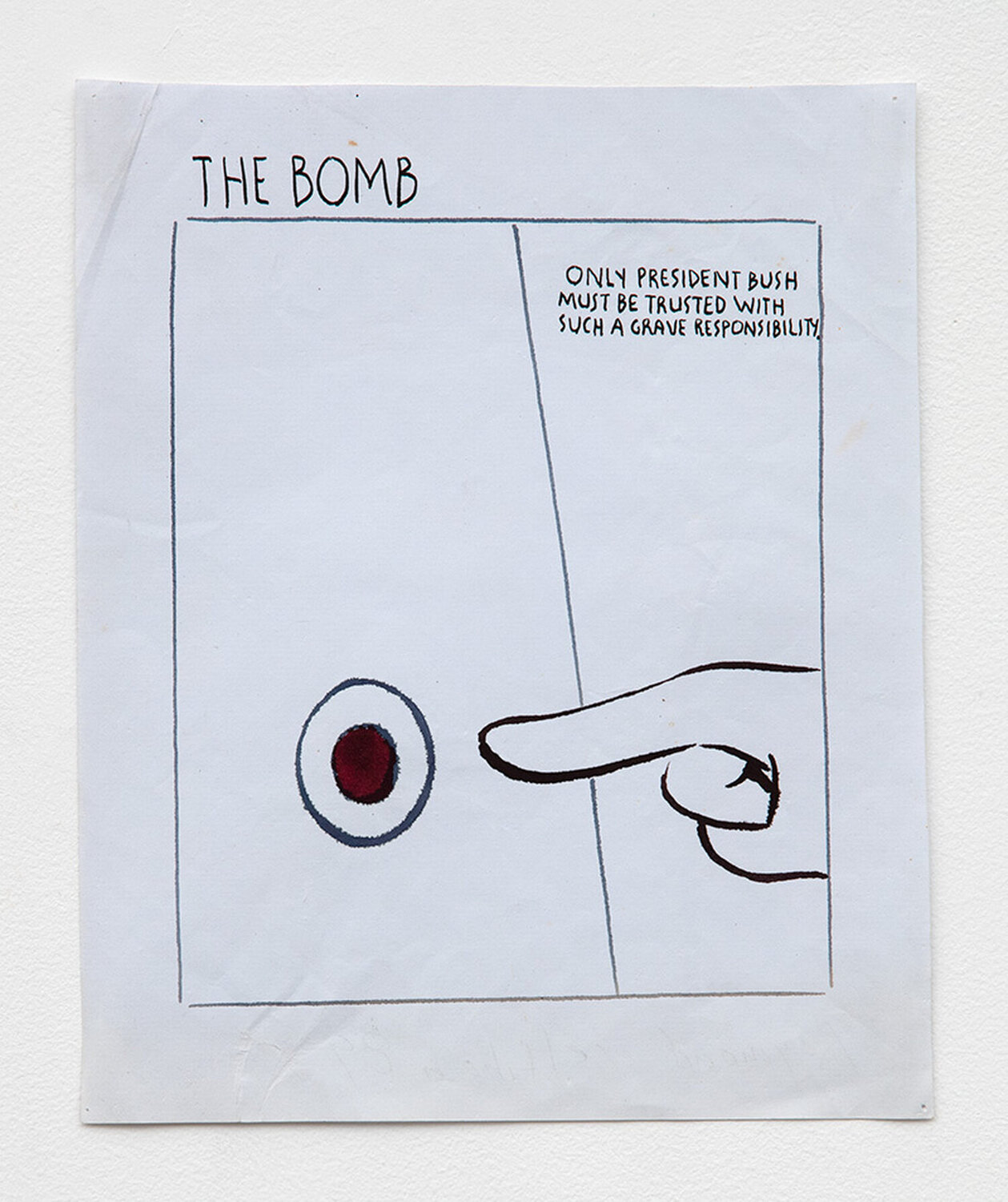 No Title (The bomb only...) Raymond Pettibon