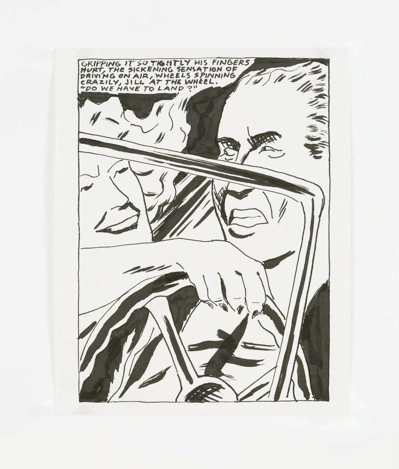 No Title (Gripping it so...) Raymond Pettibon