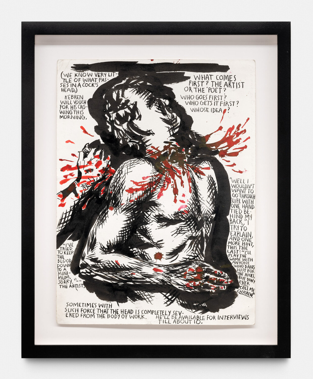 No Title (we know very) Raymond Pettibon