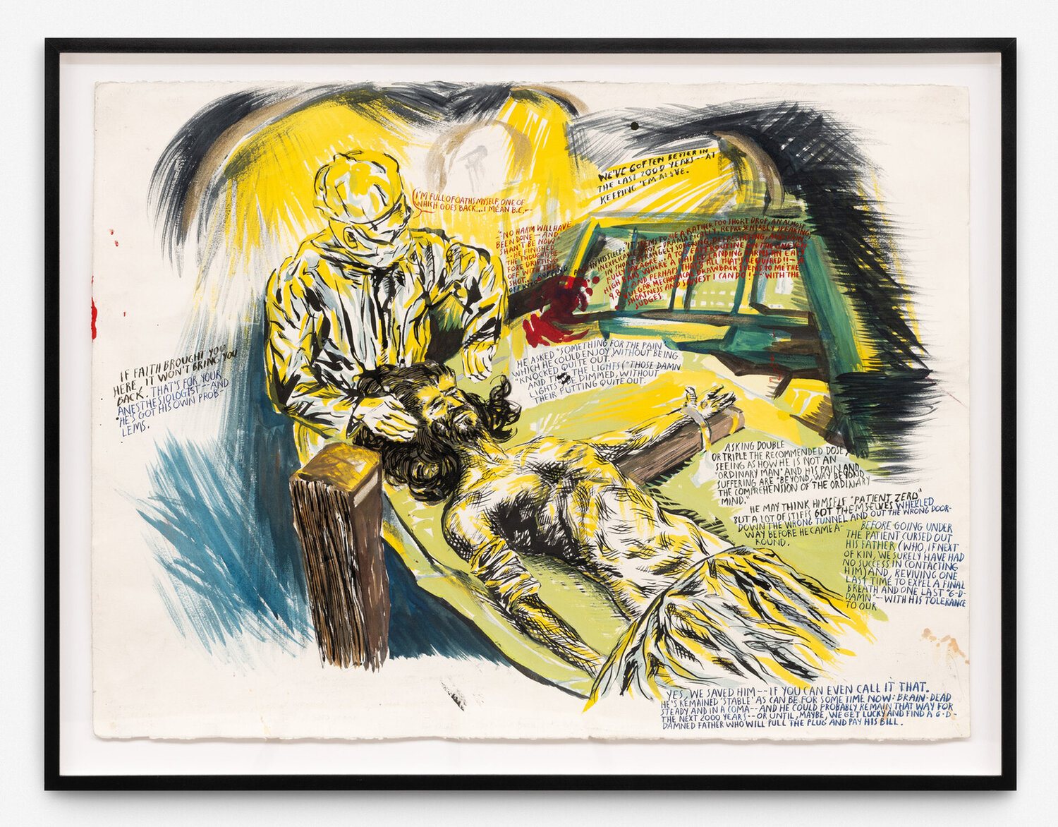 No Title (If faith brought) Raymond Pettibon